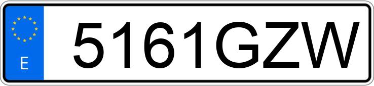 Numer rejestracyjny 5161GZW posiada VOLKSWAGEN POLO Numer rejestracyjny 5161GZW posiada VOLKSWAGEN POLO