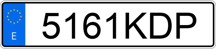 Registreringsnummeret 5161KDP har DACIA DUSTER