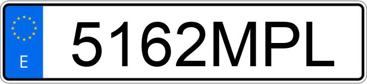 Numer rejestracyjny 5162MPL posiada MERCEDES VITO Numer rejestracyjny 5162MPL posiada MERCEDES VITO