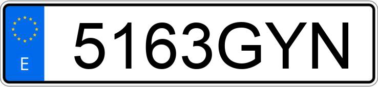 Numer rejestracyjny 5163GYN posiada CITROEN JUMPER