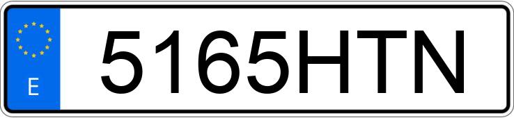 Numer rejestracyjny 5165HTN posiada AUDI A4