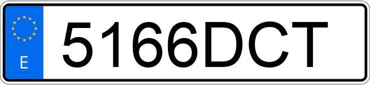 Numer rejestracyjny 5166DCT posiada FORD FOCUS
