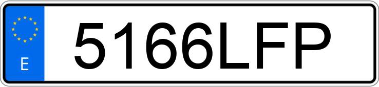 El número de registro 5166LFP tiene DACIA SANDERO