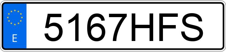 Numer rejestracyjny 5167HFS posiada RENAULT MEGANE