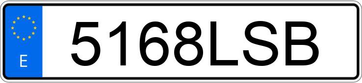 Numer rejestracyjny 5168LSB posiada PEUGEOT 308
