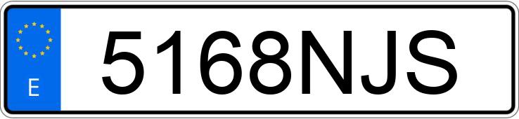 Numer rejestracyjny 5168NJS posiada HONDA VISION