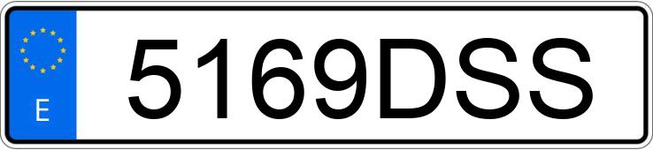 Numer rejestracyjny 5169DSS posiada AUDI A3 SPORTBACK Numer rejestracyjny 5169DSS posiada AUDI A3 SPORTBACK