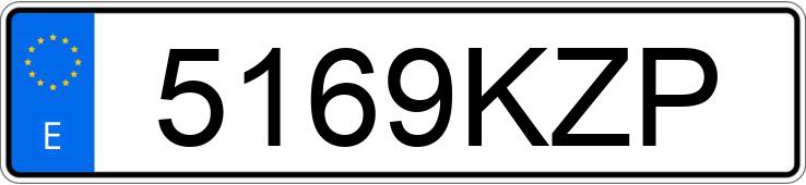 Numer rejestracyjny 5169KZP posiada TOYOTA COROLLA