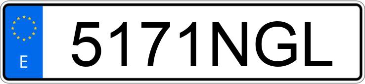 Numer rejestracyjny 5171NGL posiada TOYOTA LAND CRUISER