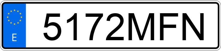 Numer rejestracyjny 5172MFN posiada AUDI Q8