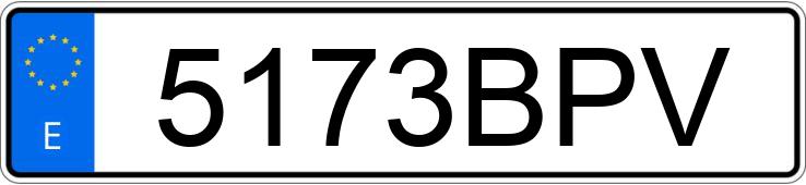 Numer rejestracyjny 5173BPV posiada NISSAN CABSTAR E