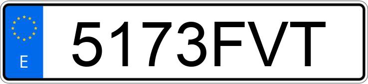 Numer rejestracyjny 5173FVT posiada SUZUKI GSF 650