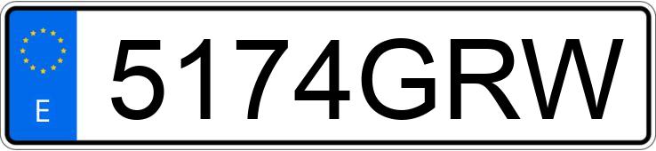 Numer rejestracyjny 5174GRW posiada BMW SERIE 7 Numer rejestracyjny 5174GRW posiada BMW SERIE 7