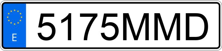 Numer rejestracyjny 5175MMD posiada MG ZS Numer rejestracyjny 5175MMD posiada MG ZS