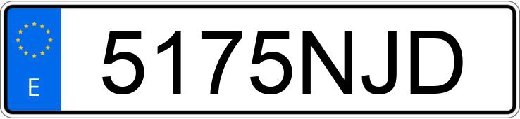 Numer rejestracyjny 5175NJD posiada FIAT DUCATO