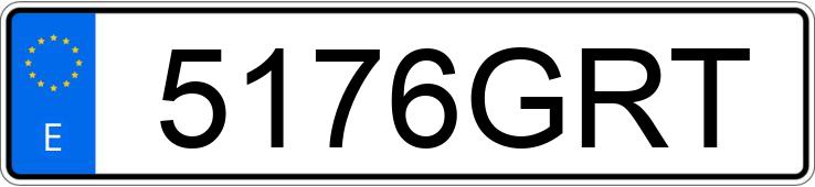 Numer rejestracyjny 5176GRT posiada TOYOTA PRIUS Numer rejestracyjny 5176GRT posiada TOYOTA PRIUS