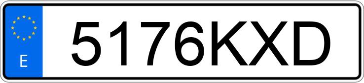 Numer rejestracyjny 5176KXD posiada HYUNDAI TUCSON
