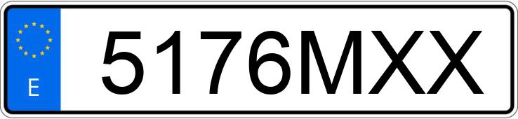 Numer rejestracyjny 5176MXX posiada DACIA SANDERO