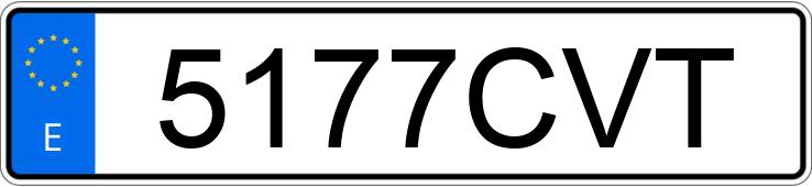 Numer rejestracyjny 5177CVT posiada AUDI A4