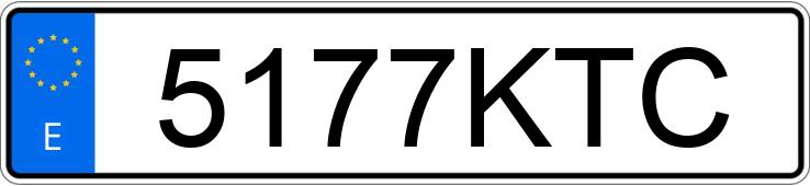 Numer rejestracyjny 5177KTC posiada OPEL CORSA