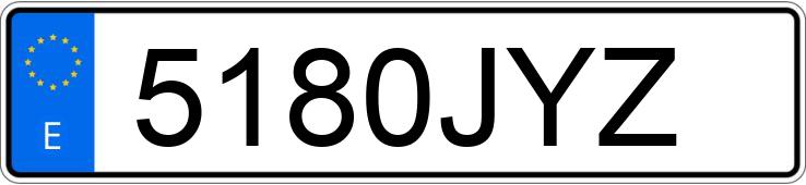 Numer rejestracyjny 5180JYZ posiada SEAT LEON