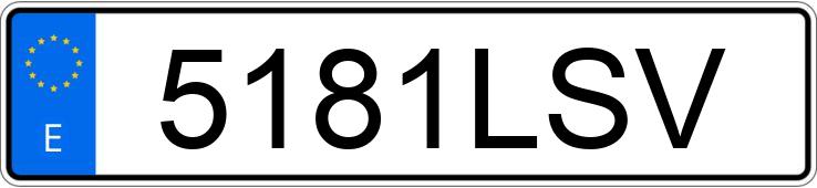 Numer rejestracyjny 5181LSV posiada BMW SERIE 1