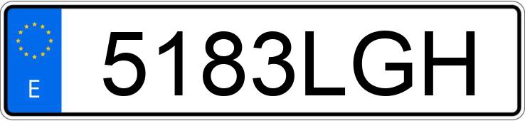 Numer rejestracyjny 5183LGH posiada ALKE ATX Numer rejestracyjny 5183LGH posiada ALKE ATX