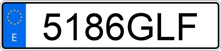 Numer rejestracyjny 5186GLF posiada RENAULT MEGANE