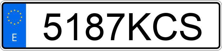 Numer rejestracyjny 5187KCS posiada CITROEN C-ELYSEE