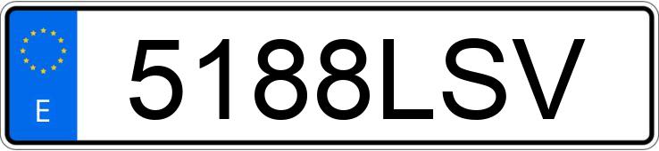 Numer rejestracyjny 5188LSV posiada MERCEDES GLC (253)