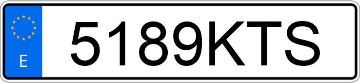 Numer rejestracyjny 5189KTS posiada KIA CEED TOURER Numer rejestracyjny 5189KTS posiada KIA CEED TOURER