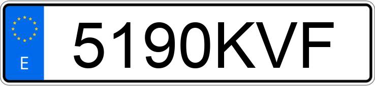 Numer rejestracyjny 5190KVF posiada OPEL CORSA