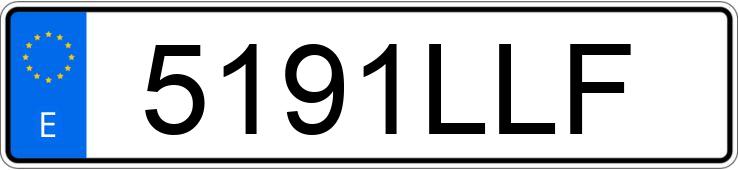 Numer rejestracyjny 5191LLF posiada MERCEDES C (205)