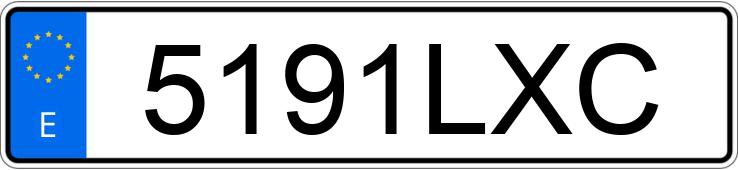 Numer rejestracyjny 5191LXC posiada CITROEN BERLINGO
