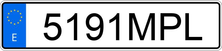 Numer rejestracyjny 5191MPL posiada BMW SERIE 8