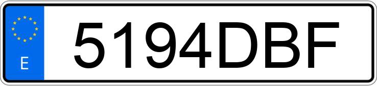 Numer rejestracyjny 5194DBF posiada MERCEDES C (203) Numer rejestracyjny 5194DBF posiada MERCEDES C (203)