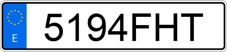 Numer rejestracyjny 5194FHT posiada TOYOTA LAND CRUISER