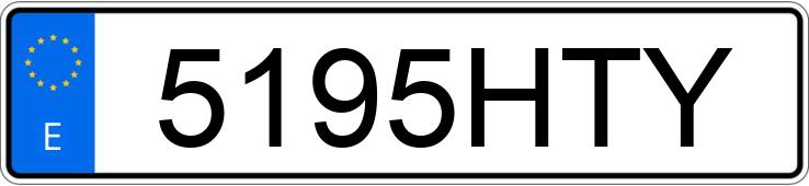 Numer rejestracyjny 5195HTY posiada OPEL INSIGNIA