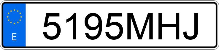 Numer rejestracyjny 5195MHJ posiada PEUGEOT EXPERT