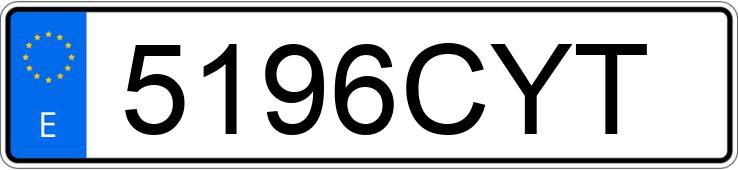 Numer rejestracyjny 5196CYT posiada ALFA ROMEO 147