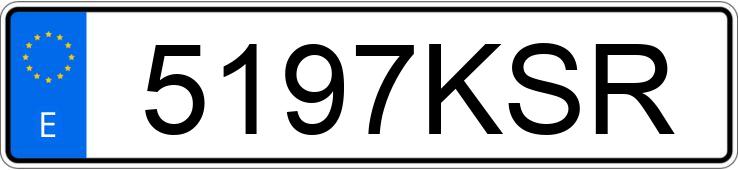 Numer rejestracyjny 5197KSR posiada FIAT TIPO