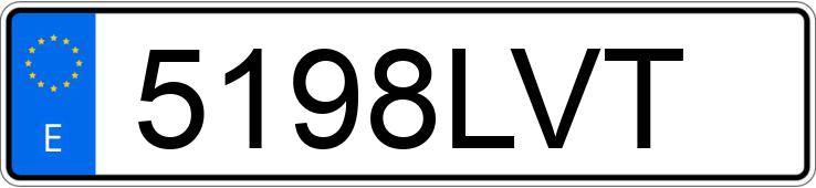 Numer rejestracyjny 5198LVT posiada OPEL COMBO