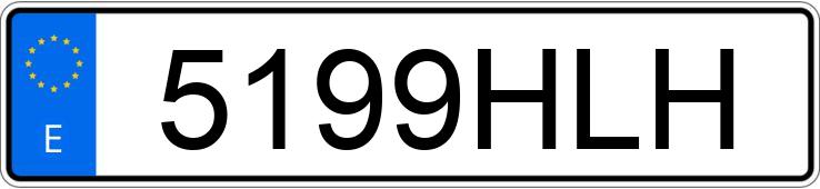 Numer rejestracyjny 5199HLH posiada SEAT IBIZA