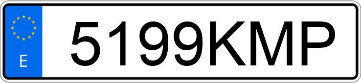 Numer rejestracyjny 5199KMP posiada FIAT 500