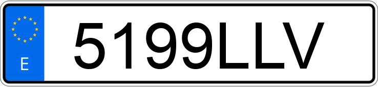 Registreringsnummeret 5199LLV har SKODA OCTAVIA