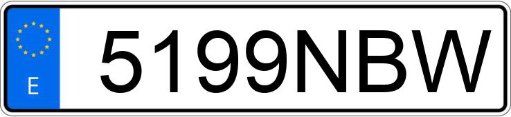 Numer rejestracyjny 5199NBW posiada JAC IEV7S