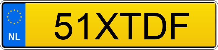 Registreringsnummeret 51XTDF har RENAULT MEGANE