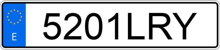 Numer rejestracyjny 5201LRY posiada MERCEDES GLE (166-292)