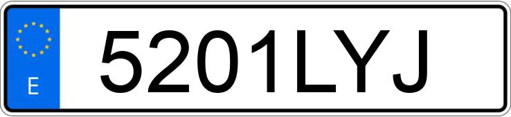 Numer rejestracyjny 5201LYJ posiada SEAT ATECA