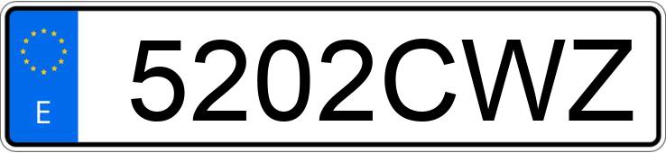 Numer rejestracyjny 5202CWZ posiada RENAULT MASTER Numer rejestracyjny 5202CWZ posiada RENAULT MASTER